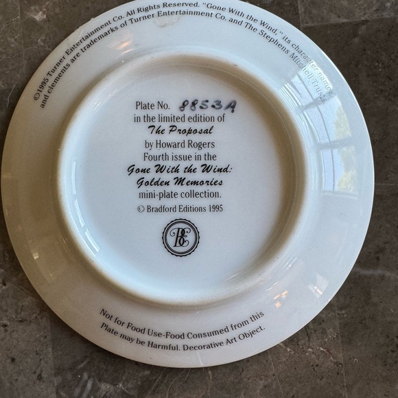 Bradford Exchange | Gone with the Wind “Golden Memories” Mini Plate Collection - Picture 11 of 16